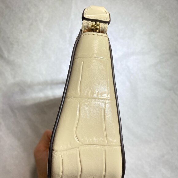 Coach CN382 Crocodile Leather Nolita 19 in Ivory White - Picture 4 of 6